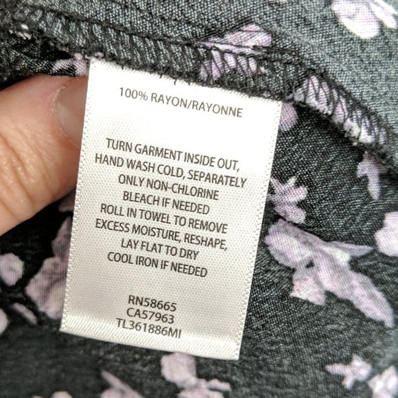 LEITH Flower Print One Shoulder Ruffle Dress Small - Picture 8 of 8